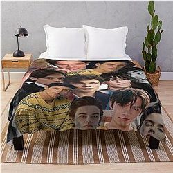Louis Partridge Throw Blanket