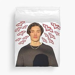 Louis Partridge Duvet Cover