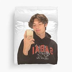 Louis Partridge Duvet Cover