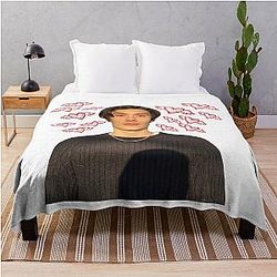 Louis Partridge Throw Blanket