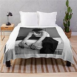 Louis Partridge Throw Blanket