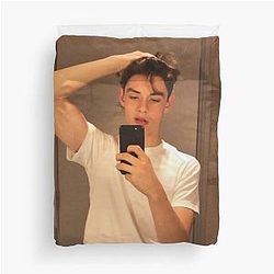Louis Partridge Duvet Cover