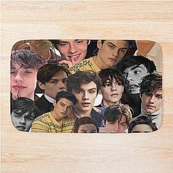 Louis Partridge Photo Collage Bath Mat