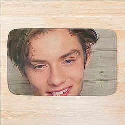 Louis Partridge Kiss Me Bath Mat