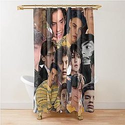 louis partridge photo shower curtain