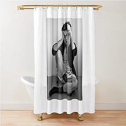 Louis Partridge Shower Curtain