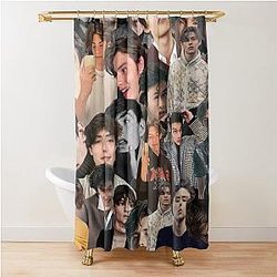 Louis Partridge Shower Curtain