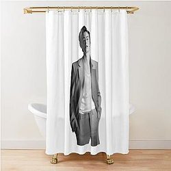 Louis Partridge Shower Curtain