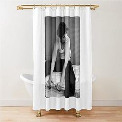 Louis Partridge Shower Curtain