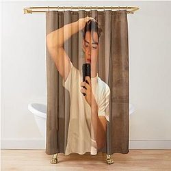 Louis Partridge Shower Curtain