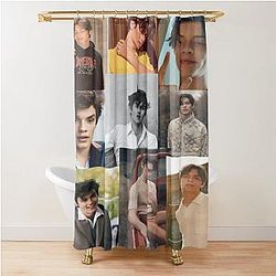 Louis Partridge Shower Curtain