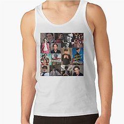 Louis Partridge Abstract Tank Top