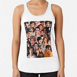 Louis Partridge Racerback Tank Top