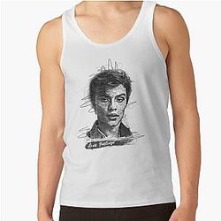 Louis Partridge Abstract Sketch Art Tank Top