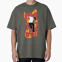 Louis Partridge Skateboarding Oversized T-Shirt