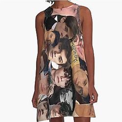 Louis Partridge A-Line Dress