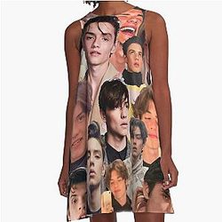 Louis Partridge A-Line Dress