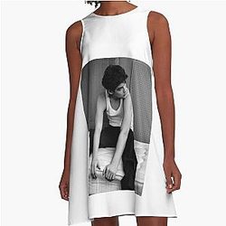 Louis Partridge A-Line Dress