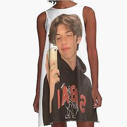 Louis Partridge A-Line Dress