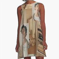 Louis Partridge Collage A-Line Dress