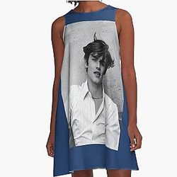 louis partridge Merch A-Line Dress