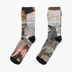 Louis Partridge Collage Phone Case Socks