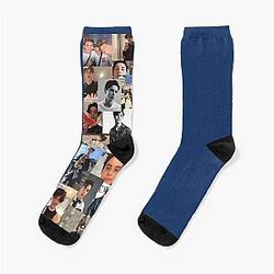 Louis Partridge Collage Socks