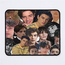 louis partridge photo collage mouse pad