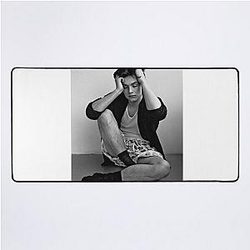 Louis Partridge Desk Mat