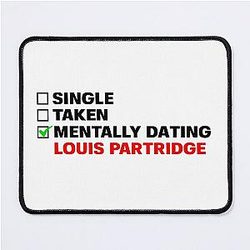 Mentally Dating Louis Partridge Mouse Pad