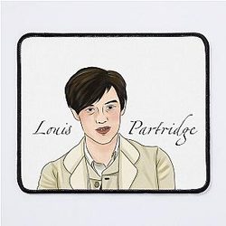 Louis Partridge Simple Illustration Mouse Pad