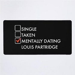 Mentally Dating Louis Partridge Desk Mat
