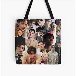 Louis Partridge Collage Tote Bag
