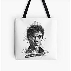Louis Partridge Abstract Sketch Art 
Louis Partridge Tote Bag