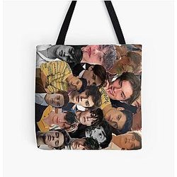 Louis Partridge Photo Collage Tote Bag