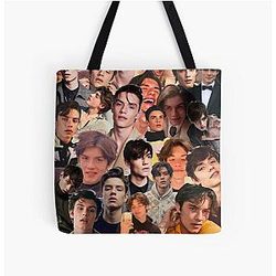 Louis Partridge All Over Print Tote Bag