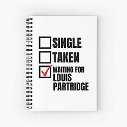 Waiting for Louis Partridge Notebook