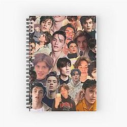 Louis Partridge Spiral Notebook