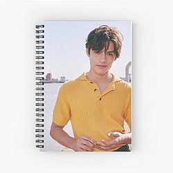 Louis Partridge Spiral Notebook