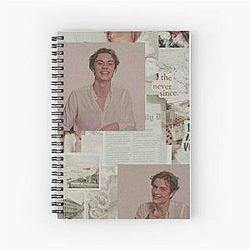 Louis Partridge Spiral Notebook