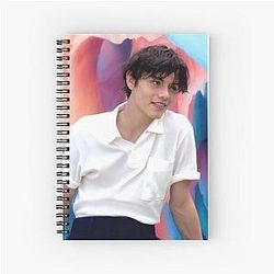 Louis Partridge Spiral Notebook