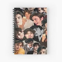 Louis Partridge Spiral Notebook