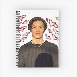 Louis Partridge Spiral Notebook