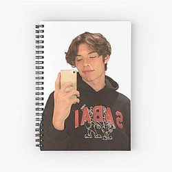 Louis Partridge Spiral Notebook