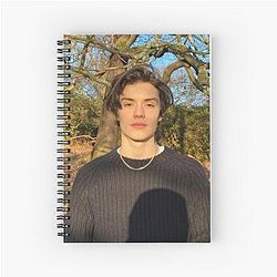 Louis Partridge Spiral Notebook