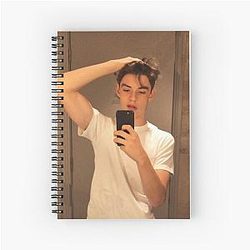 Louis Partridge Spiral Notebook