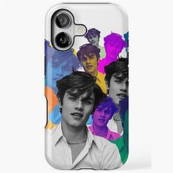 Louis Partridge Colorful Collage Tough Case