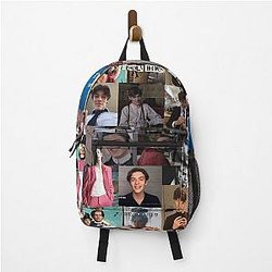 Louis Partridge Abstract Photos Collage Backpack