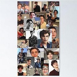 Louis Partridge Collage Poster