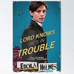 Lord Viscount Tewksbury - Enola Holmes - Louis Partridge Poster
